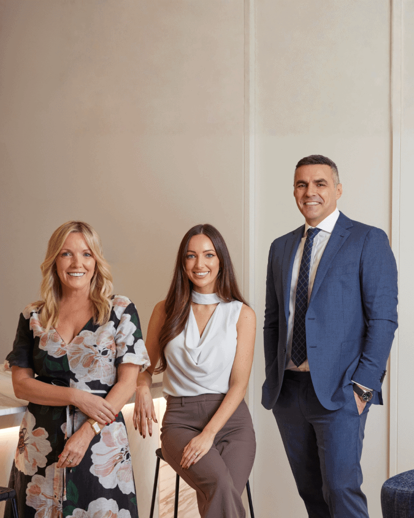 Sharyn Prideaux, Alana Prideaux and Lou Lihari, the LP Advisory Melbourne buyers and vendor advocacy team