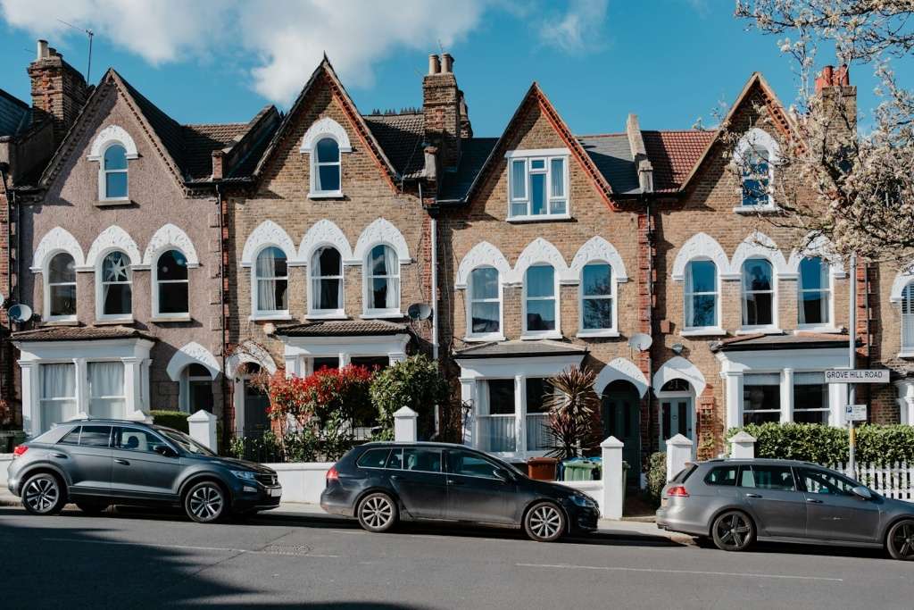 A row of period terraced houses in inner Melbourne, period home versus modern build